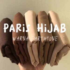 Hijab Segi Empat Paris Jadul Warna Earthtone By Erday Looks